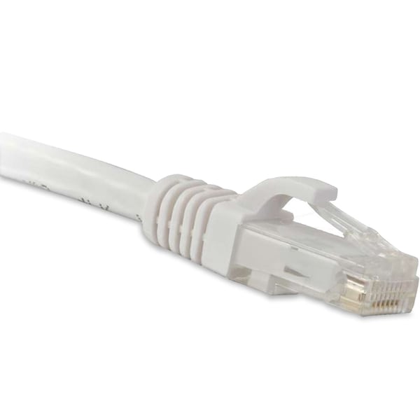 Enet Enet Cat6 White 4 Foot Patch Cable w/ Snagless Molded Boot (Utp) C6-WH-4-ENC - main